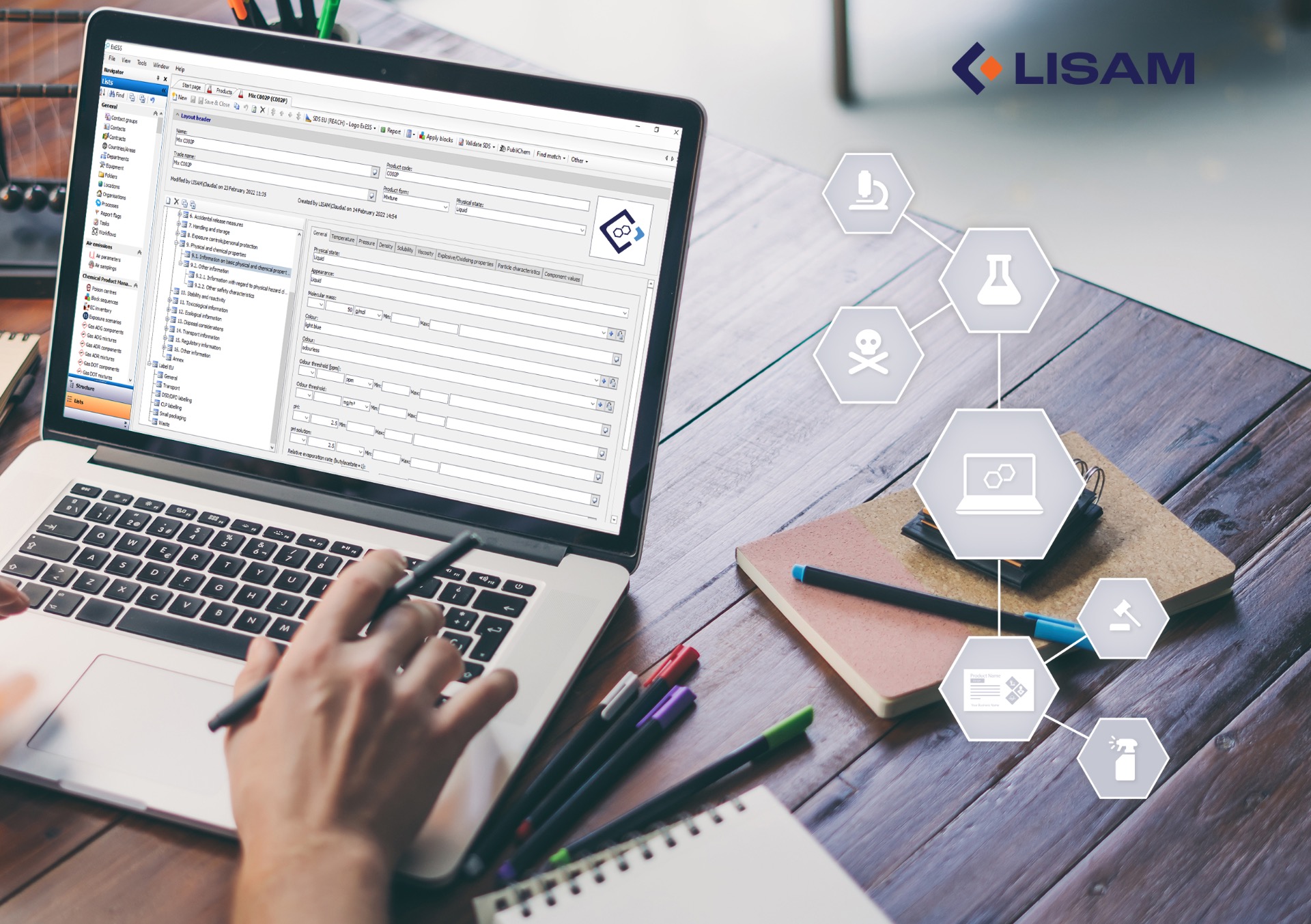 %100 Compliant SDS with Lisam